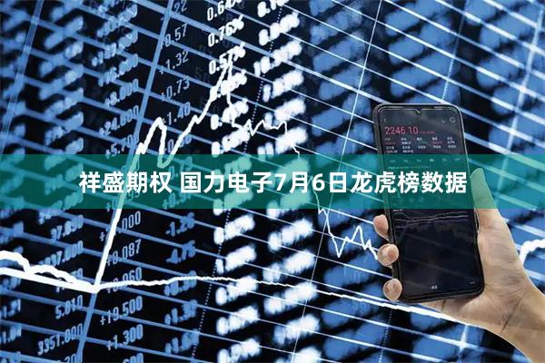 祥盛期权 国力电子7月6日龙虎榜数据