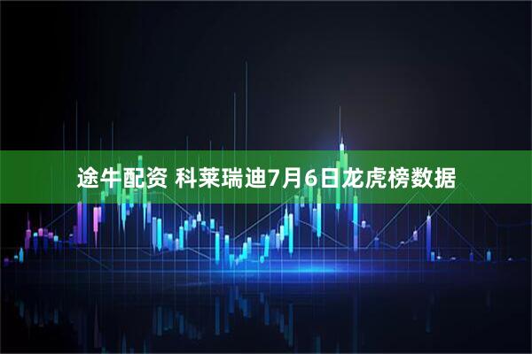 途牛配资 科莱瑞迪7月6日龙虎榜数据